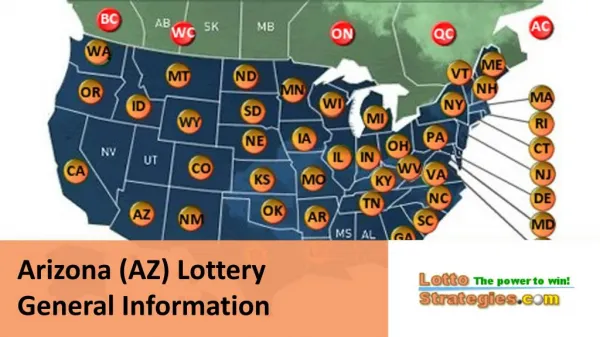 Arizona Lottery, AZ Lotto Information, Contact, Drawing Schedule, Website