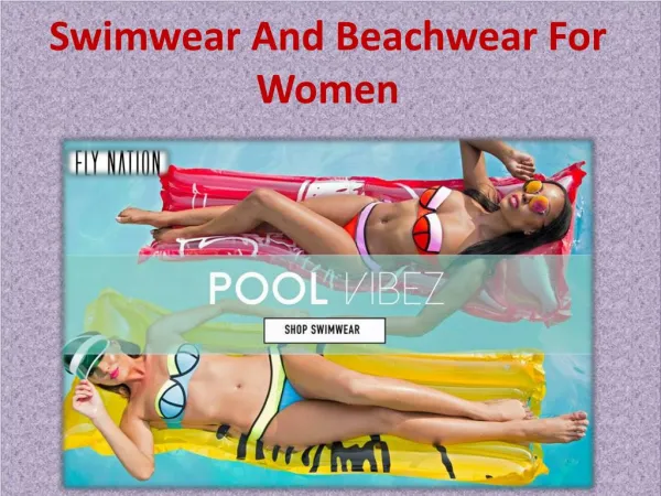 Swimwear And Beachwear For Women
