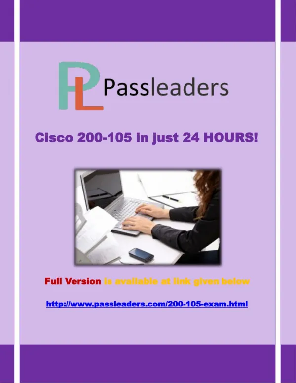 Passleader 200-105 Questions Answers