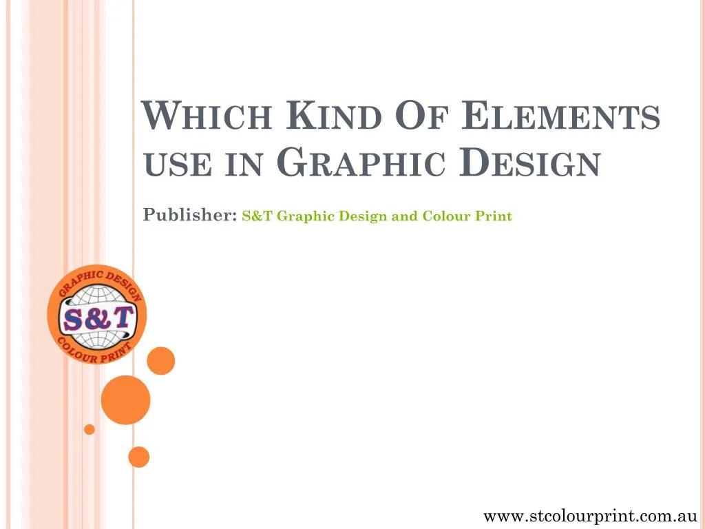 which kind of elements use in graphic design