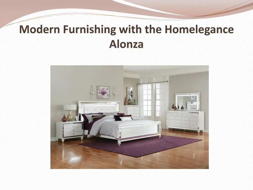 modern furnishing with the homelegance alonza