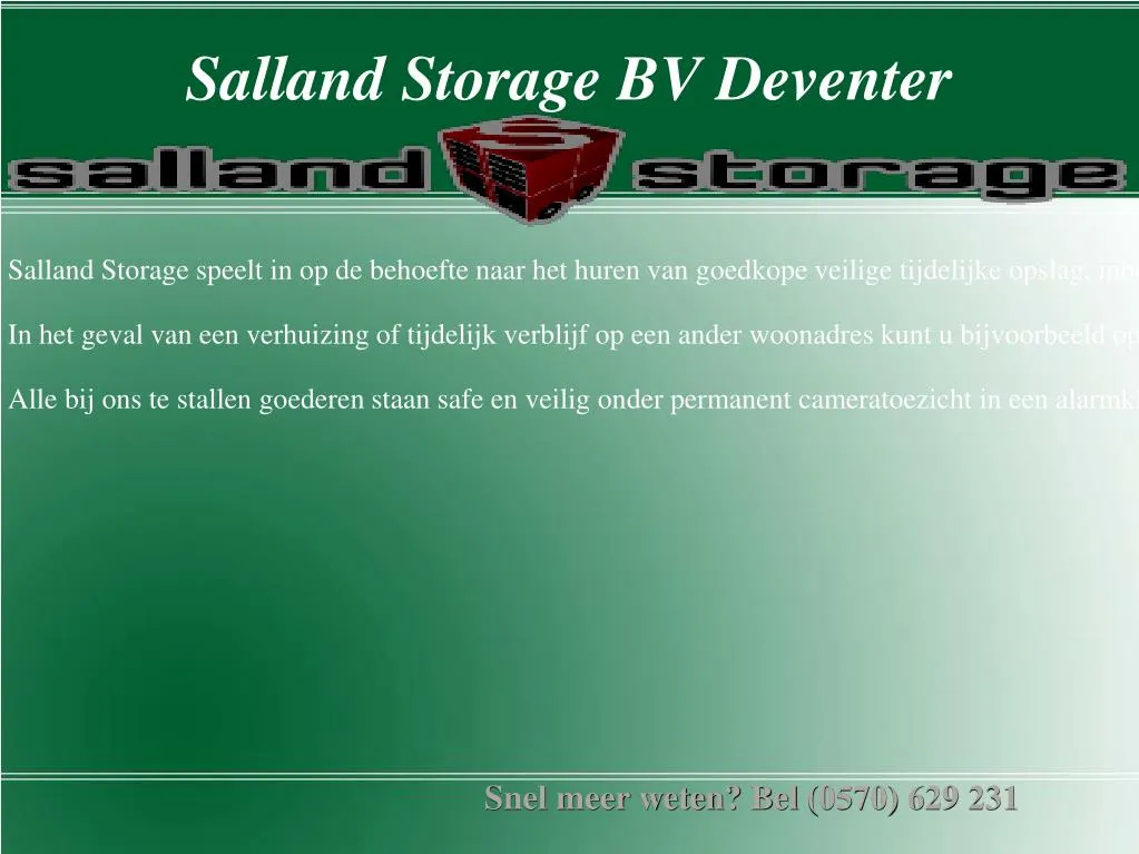 salland storage bv deventer