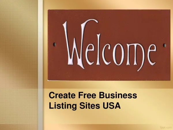 Create Free Business Listing Sites USA