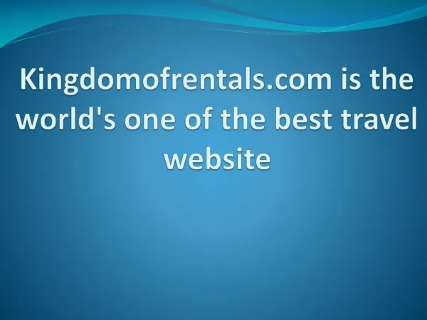 kingdomofrentals.com - Kingdom of rentals