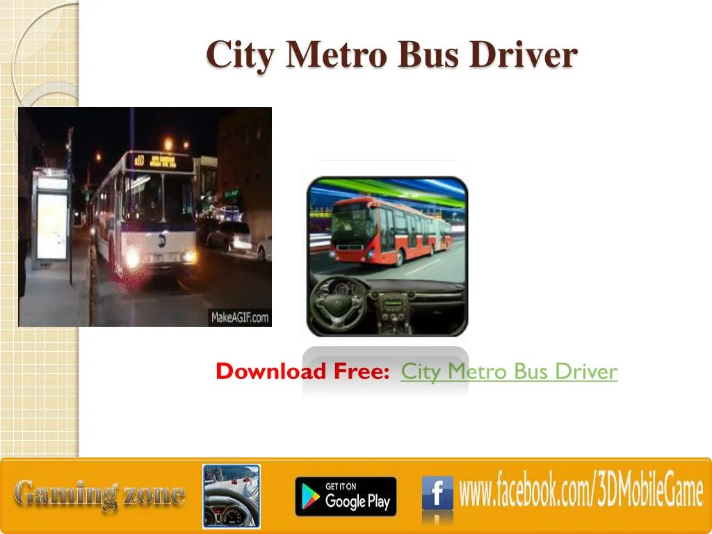 city metro bus driver