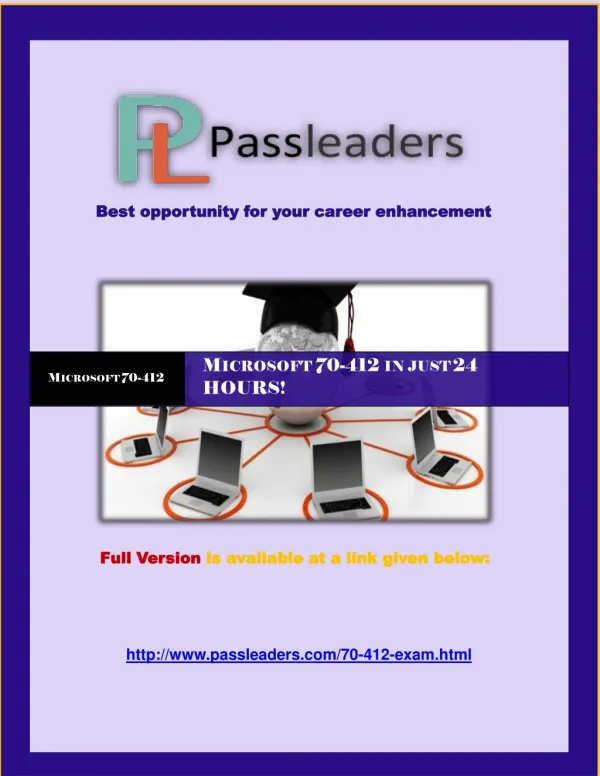 Passleader 70-412 Questions Answers