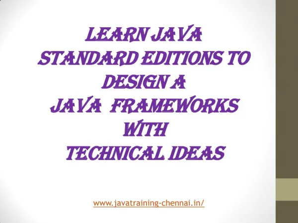 Java training institutes in chennai