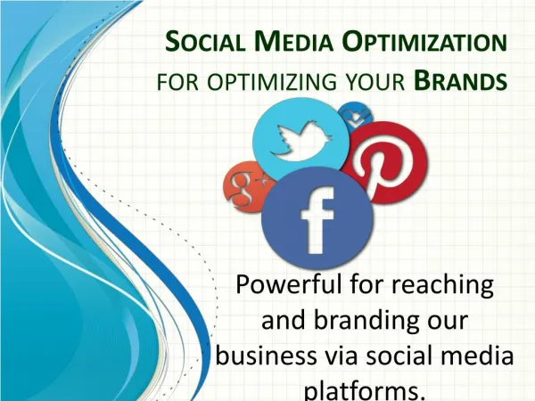 Social Media Optimization for Branding
