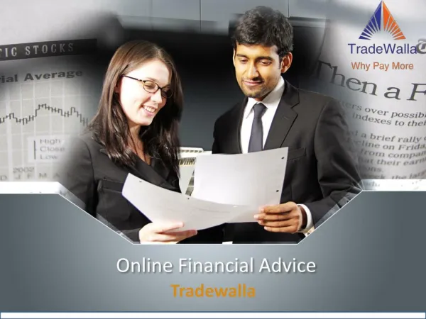 Online Financial Advice - Tradewalla
