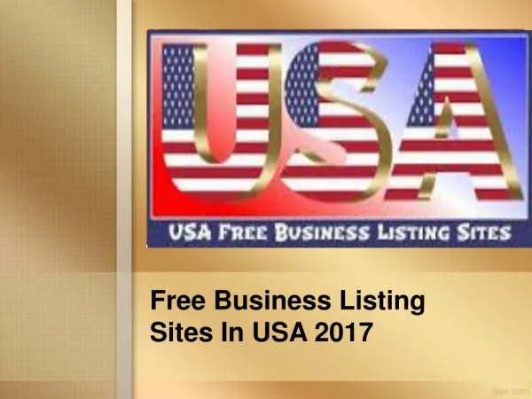 Free Business Listing Sites In USA 2017