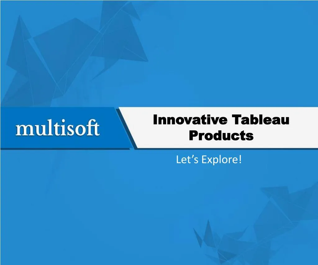 innovative tableau products