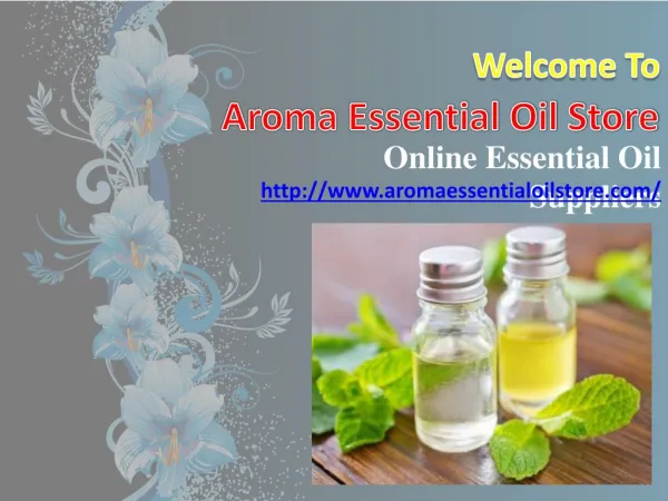 Best Essential Oil Suppliers and Manufacturer in India