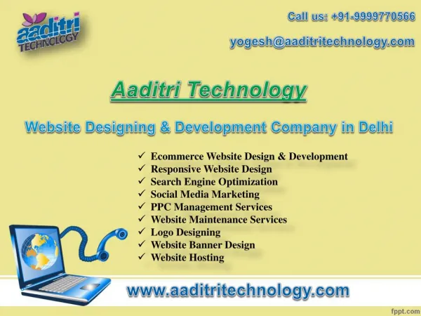 Aaditri Technology- A Web Designing Company in Delhi Known for Its Industry Experience