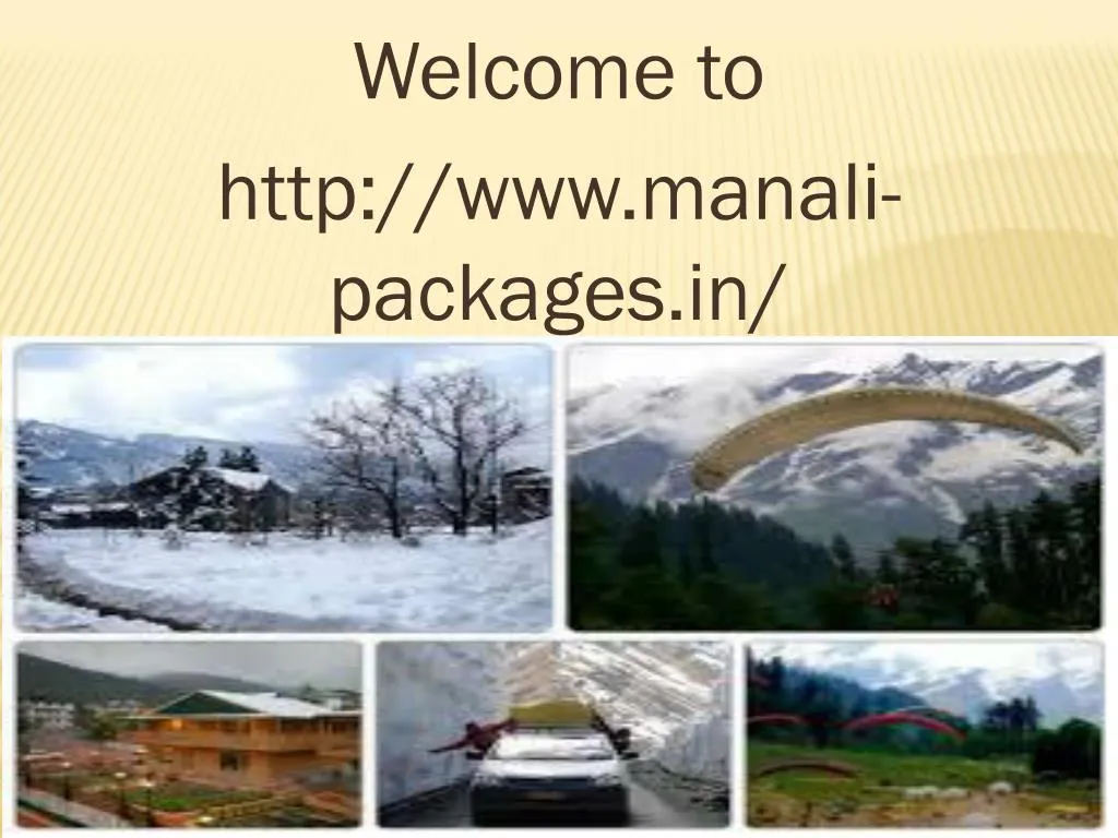 welcome to http www manali packages in