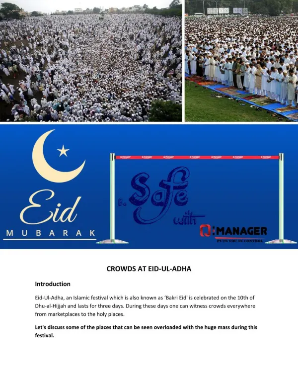 CROWDS AT EID-UL-ADHA | @Q-Manager