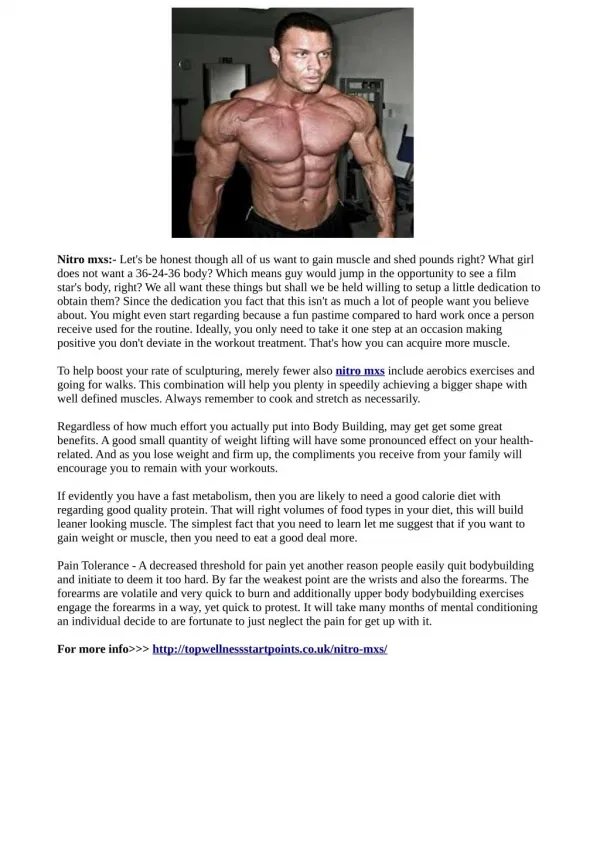 Fast Muscle Build Approach It Within !