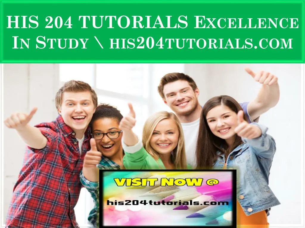 his 204 tutorials excellence in study his204tutorials com