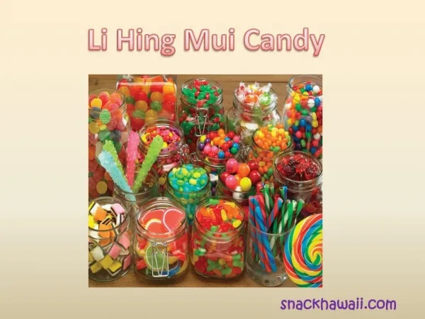 Buy Delicious Li Hing Mui Candy Online