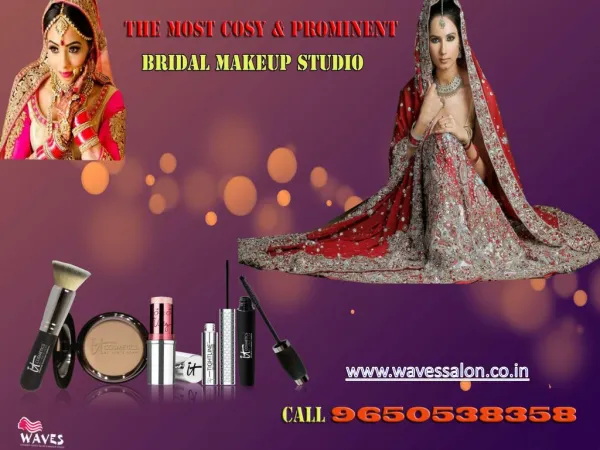 Grab negotiable offers,visit most cosy & prominent bridal makeup studio in noida.