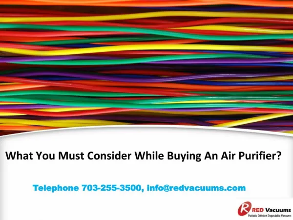 What You Must Consider While Buying An Air Purifier?