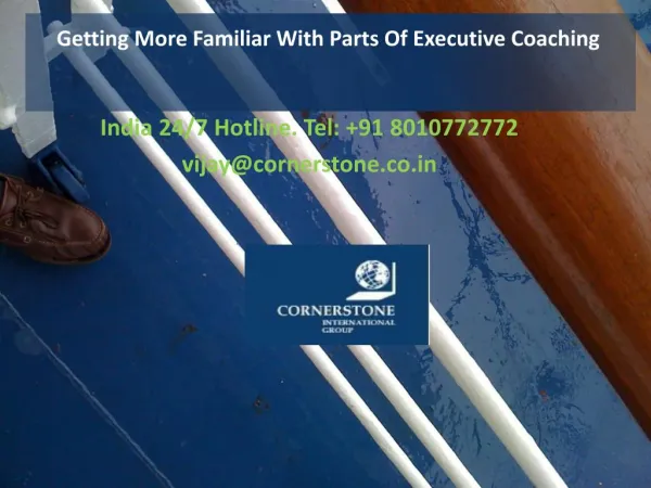 Getting More Familiar With Parts Of Executive Coaching