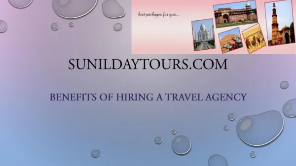 Benefits of Hiring a Travel Agency