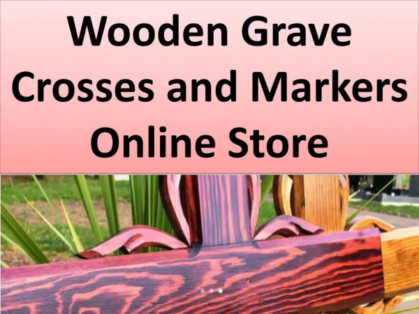 Wooden Grave Crosses and Markers Online Store
