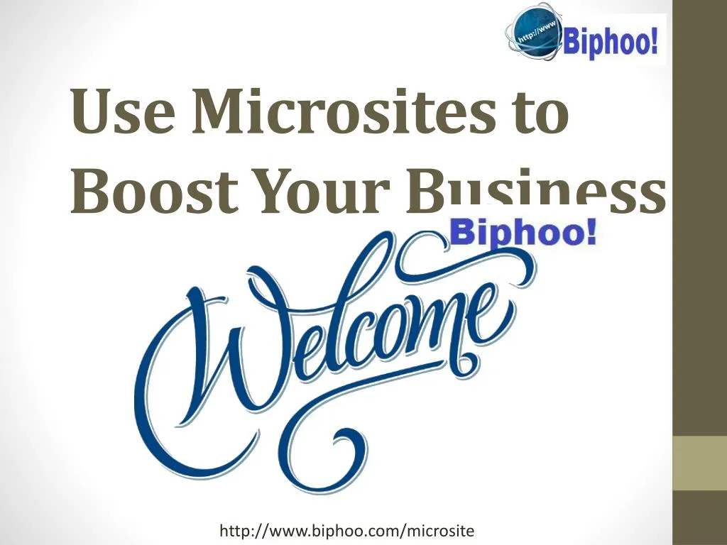 use microsites to boost your business