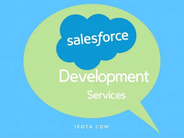 Salesfroce app development services