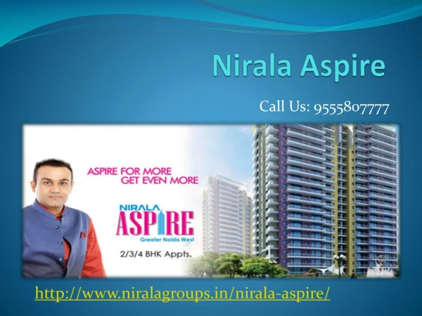 Nirala Aspire 2/3/4 BHK residence at Noida Extension