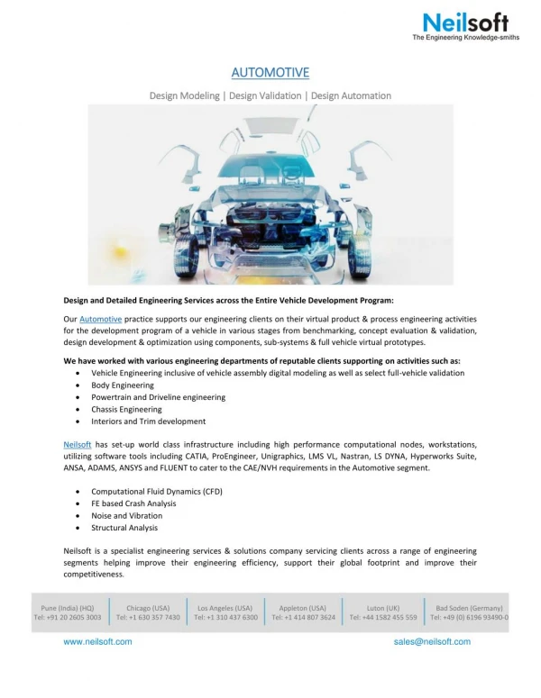 Automotive Engineering Services