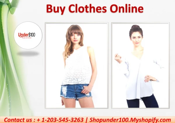 Buy Clothes Online - Shopunder100.Myshopify