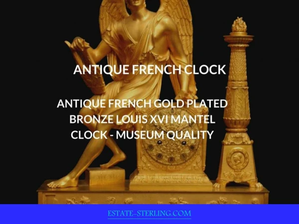 Elegant Collections of Antique French Clock