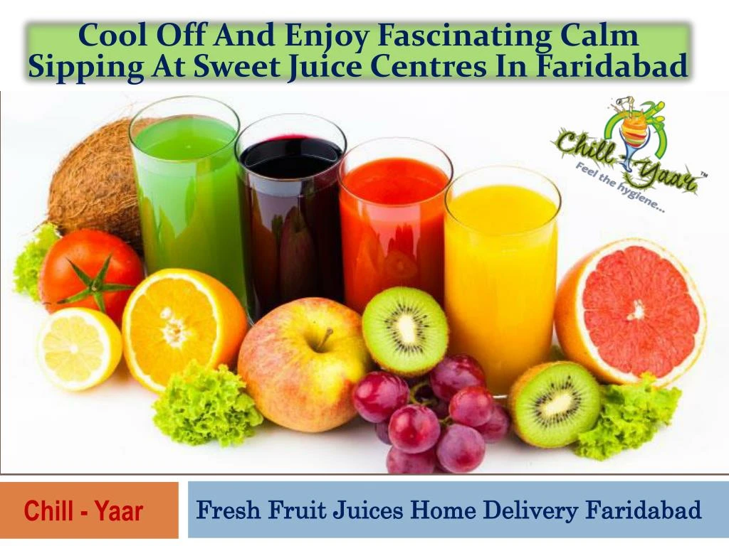 fresh fruit juices home delivery faridabad