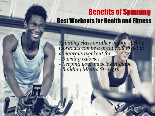 Some Benefits of Spinning Workout