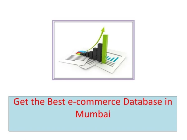 Get the Best e-commerce Database in Mumbai