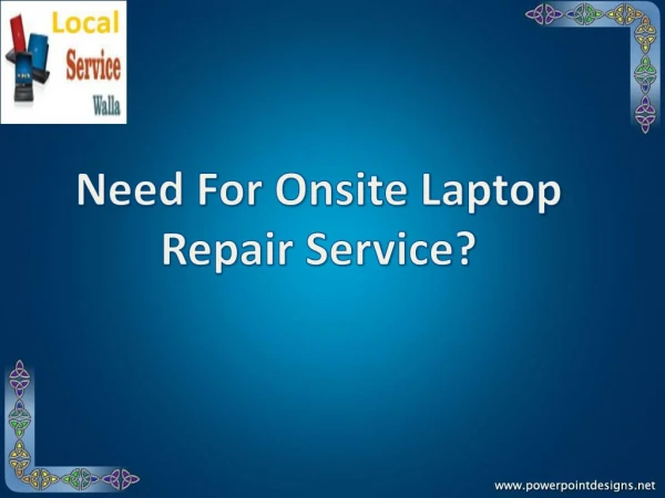 Laptop Repair & Services In Vaishali - Onsite Service Only Rs.200