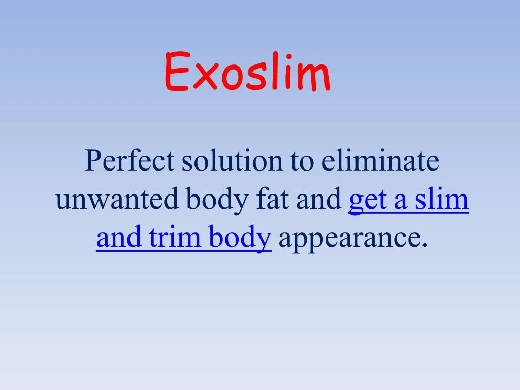 exoslim