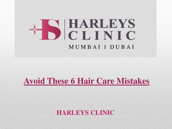 Avoid These 6 Hair Care Mistakes