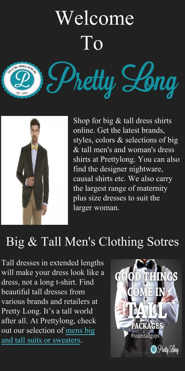 Big & Tall Men's Clothing Stores