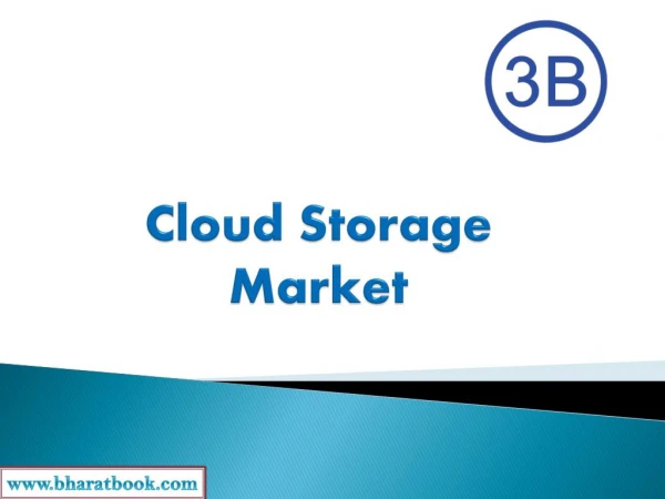 Global Forecast Cloud Storage Market
