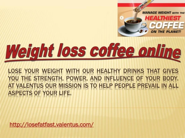 weight loss coffee online