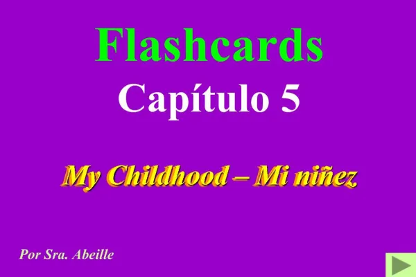 Flashcards Cap tulo 5