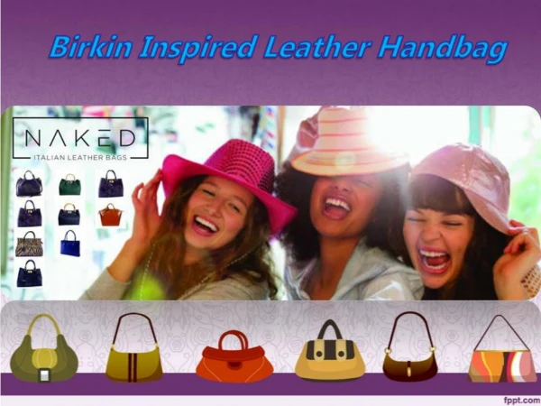 Birkin Inspired Leather Handbag