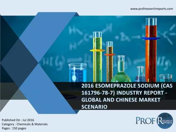 Esomeprazole Sodium Industry, 2011-2021 Market Research