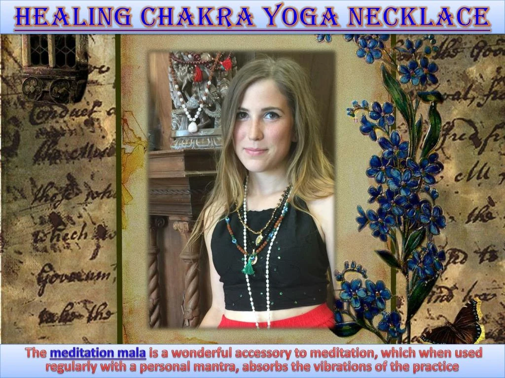 healing chakra yoga necklace