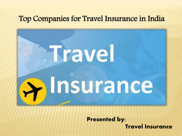 Top Companies for Travel Insurance in India
