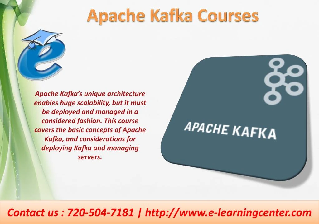 apache kafka courses