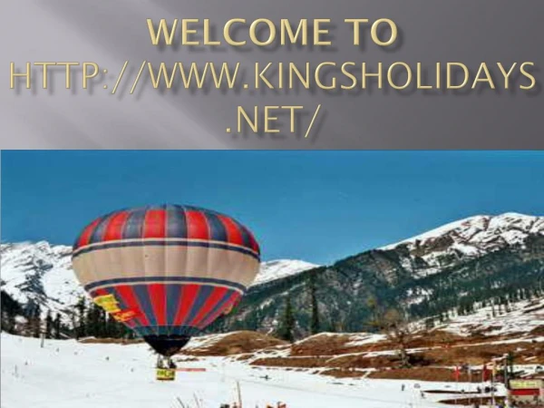 tour packages to manali