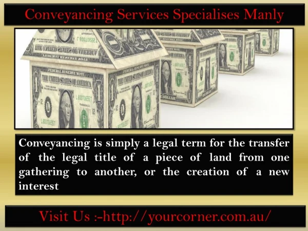 Conveyancing services specialises manly - YourCorner